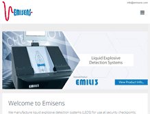 Tablet Screenshot of emisens.com